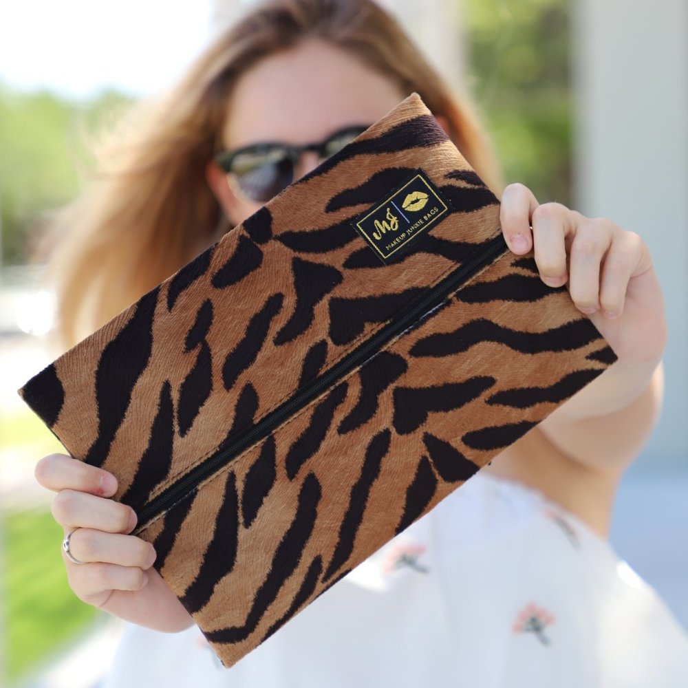 Makeup Junkie Bag - Tigers Eye